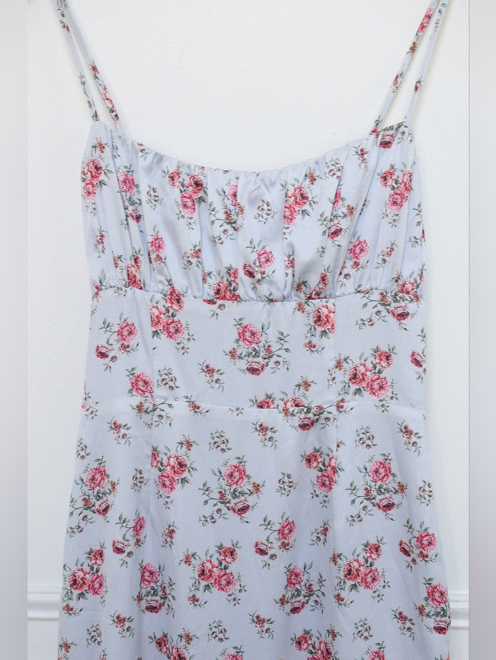 Bellevue The Label Rosetta Floral Midi Dress Drop Waist Size S Coquette Fairy - Picture 4 of 9